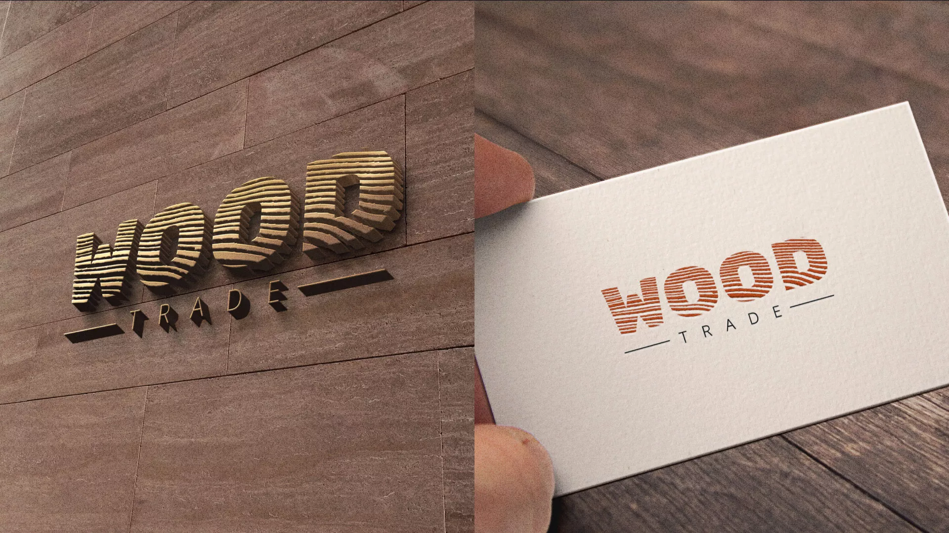 Разработка логотипа для компании «Wood Trade» в Шлиссельбурге