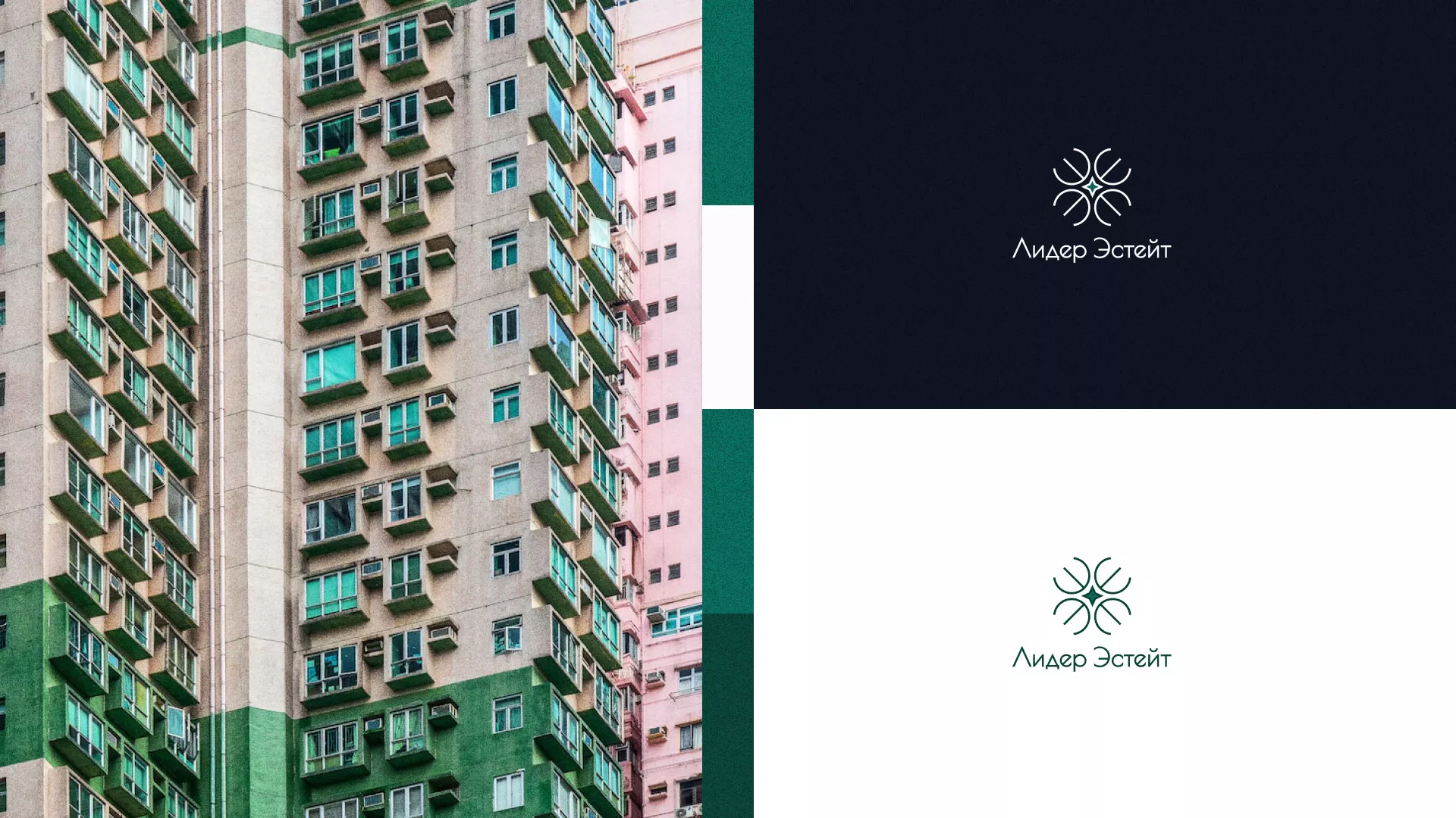 Создание логотипа компании «Лидер Эстейт» в Шлиссельбурге