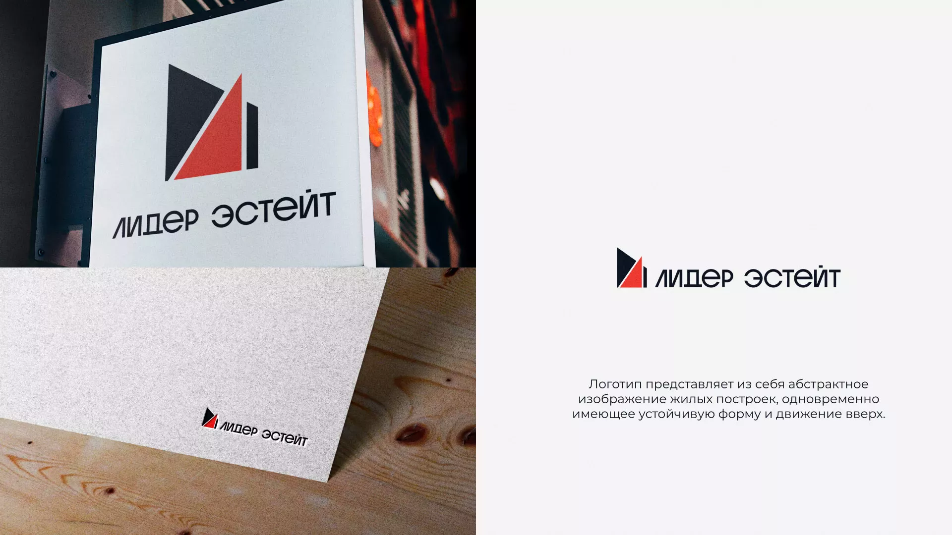 Сделали логотип для агентства недвижимости «Лидер Эстейт» в Шлиссельбурге