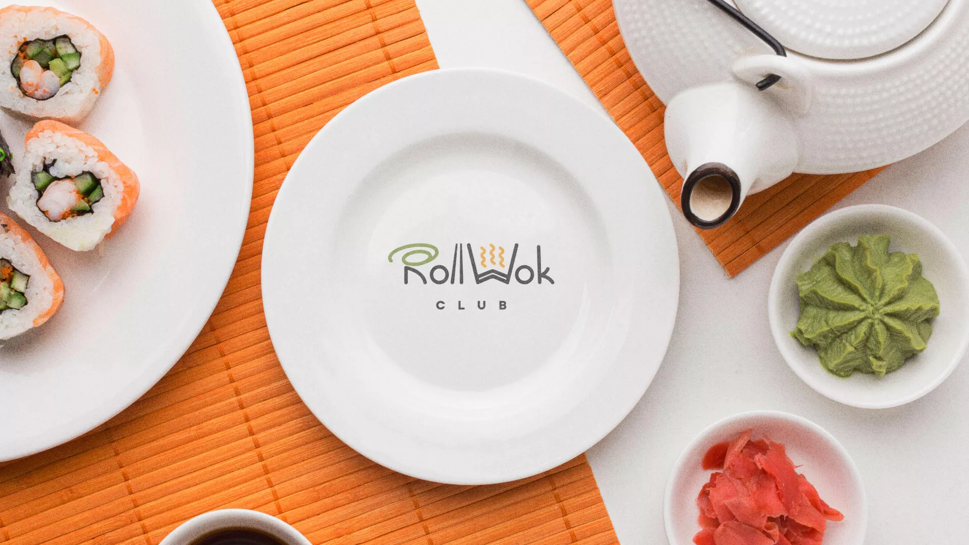 Разработка логотипа и фирменного стиля в Шлиссельбурге для суши-бара «Roll Wok Club» Разработка логотипа и фирменного стиля в Шлиссельбурге для суши-бара «Roll Wok Club»